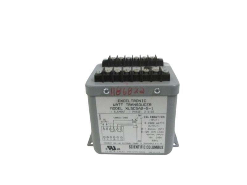 SCIENTIFIC COLUMBUS WATT TRANSDUCER XL5C5A2-5-1  NSNP