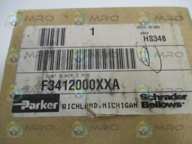 PARKER F341200XXA PNEUMATIC VALVE NSMP