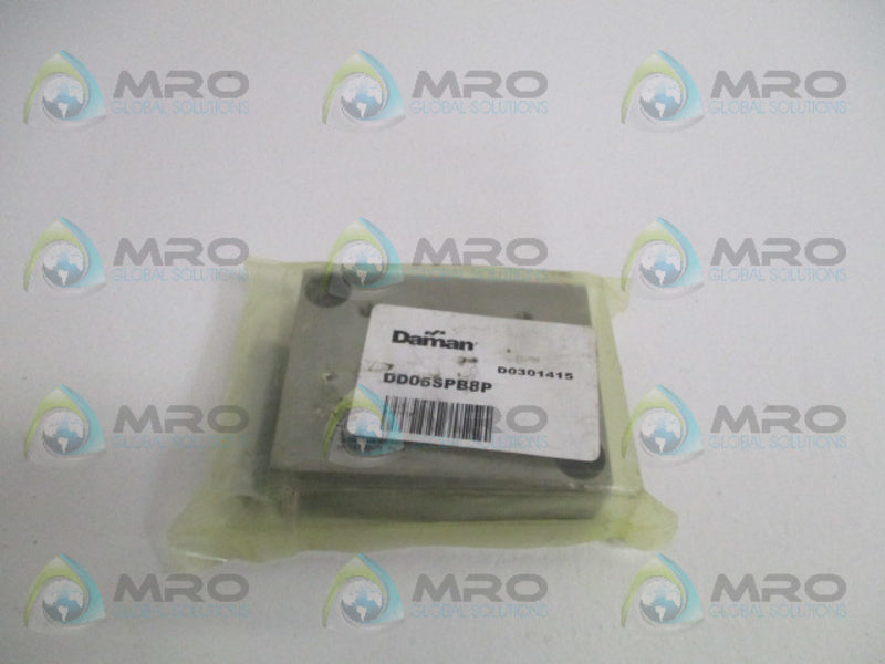 DAMAN DD05SPB8P MANIFOLD VALVE SUBPLATE * NEW IN FACTORY BAG *