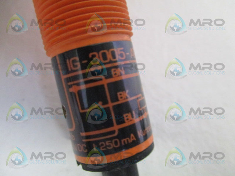 IFM EFECTOR IG-3005-APKG PROXIMITY SENSOR NSNP