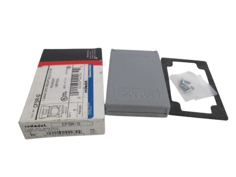 RED DOT CFSR-G 1-GANG RECEPTACLE COVER NSMP