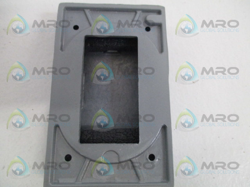 RED DOT CFSR-G 1-GANG RECEPTACLE COVER NSMP