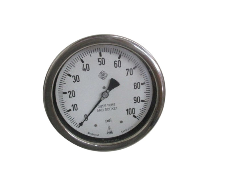 MCDANIEL PART# 0-100 PSI PRESSURE GAUGE  NSNP