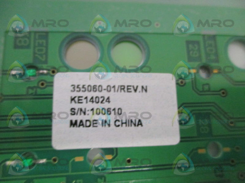 VIDEOJET 355060-01 CONTROL PANEL INTERFACE NSNP