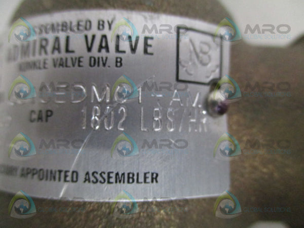 KUNKLE 6010EDM01-AM RELIEF VALVE 3/4" NSNP