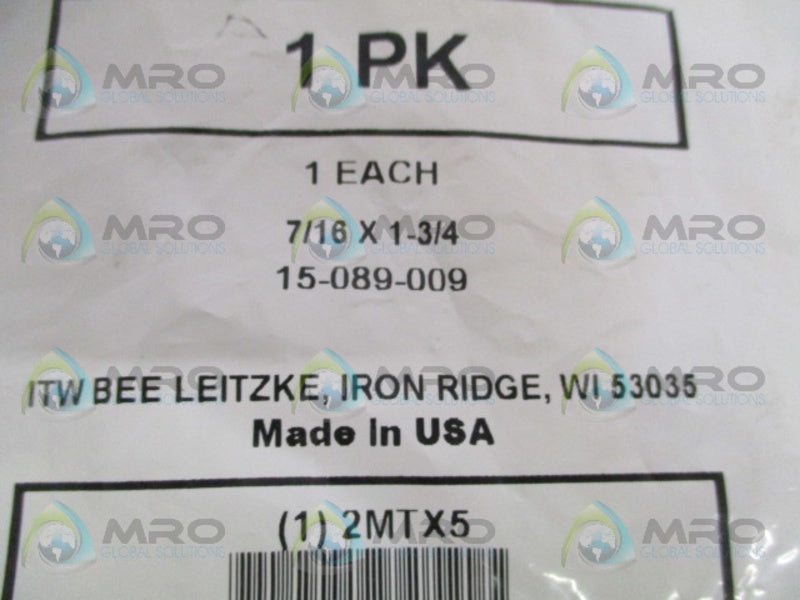 GRAINGER 15-089-009 2MTX5 CLEVIS PIN NSMP