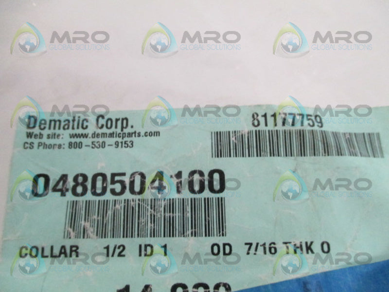DEMATIC 81177759 COLLAR 1/2"  NSNP