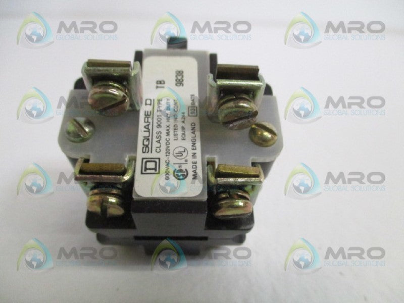 SQUARE D 9001-TB UNMP