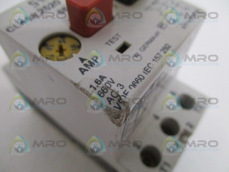 SQUARE D 2520-MP1.0 MANUAL MOTOR STARTER 1-1.6 (AS PICTURED) UNMP