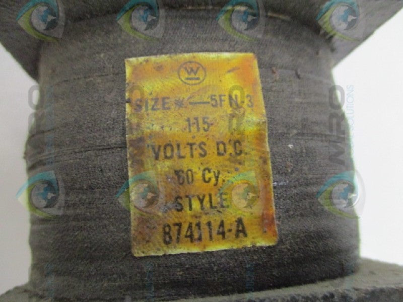 WESTINGHOUSE 874114-A COIL 115VDC UNMP
