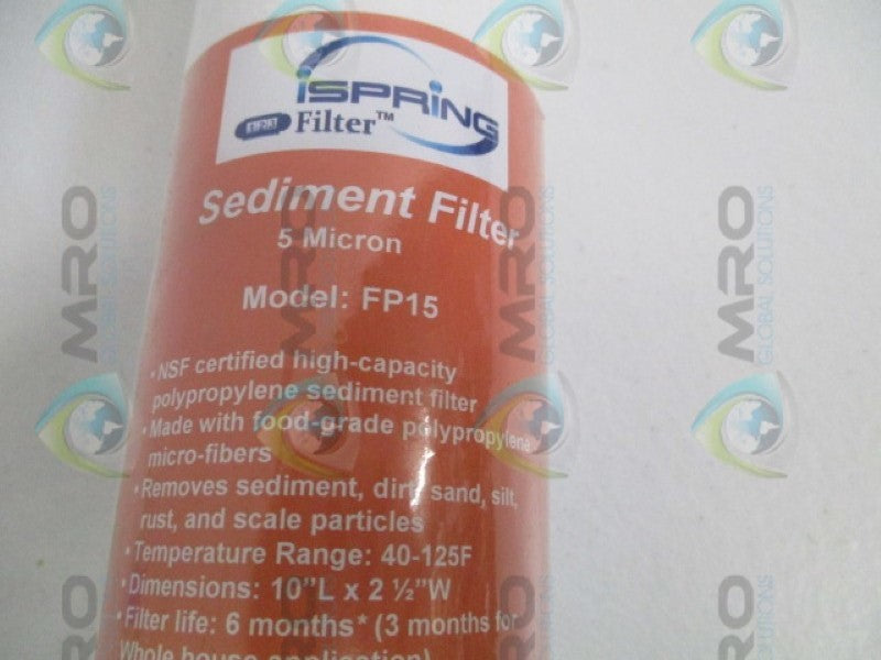 SPRING FP15 SEDIMENT FILTER NSMP