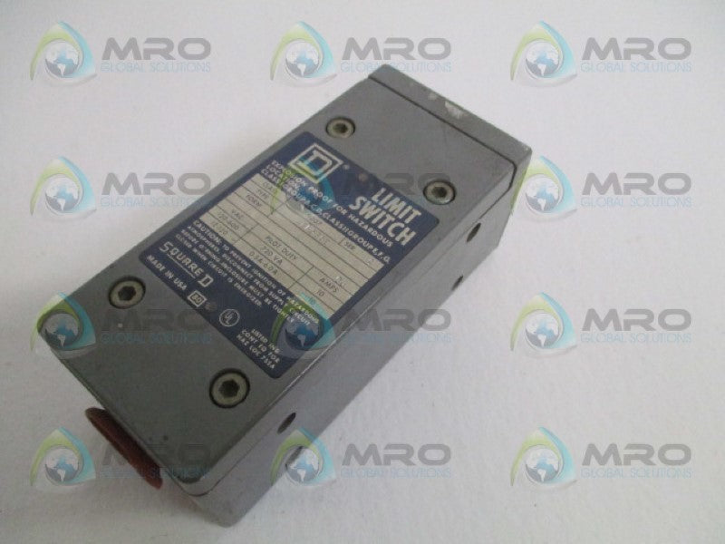 SQUARE D 9007-BR5332 LIMIT SWITCH (MISSING ACCESSORIES) NSNP