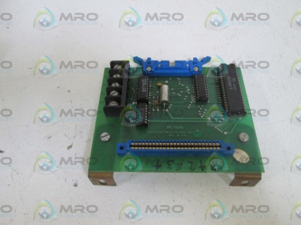 PACKAGE CONTROLS PC BOARD PC1501 UNMP