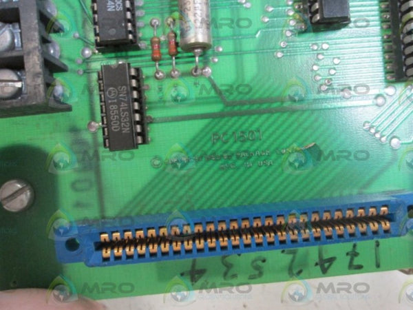 PACKAGE CONTROLS PC BOARD PC1501 UNMP