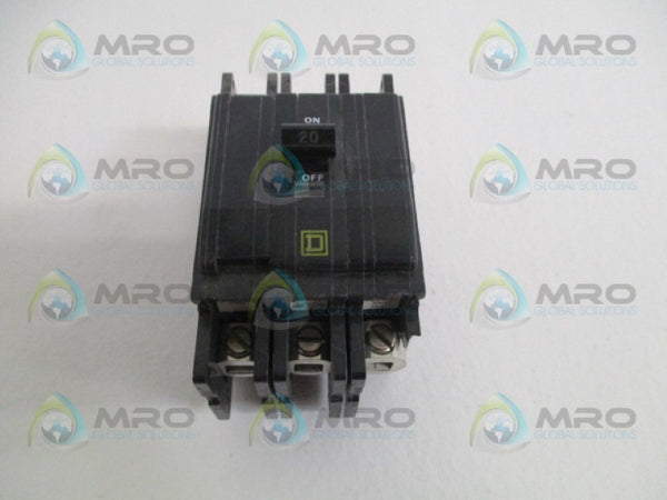 SQUARE D QOU320 CIRCUIT BREAKER 20A (AS PICTURED) NSMP