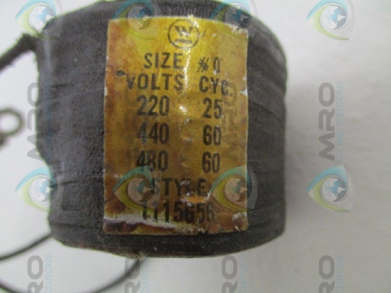 WESTINGHOUSE 1115656 COIL 220/440/480V UNMP