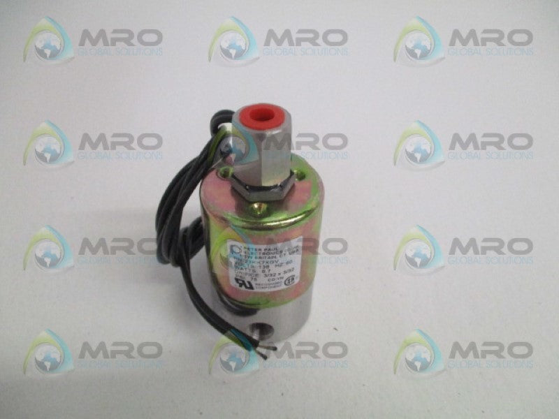 PETER PAUL 23KK7XGV SOLENOID VALVE NSMP