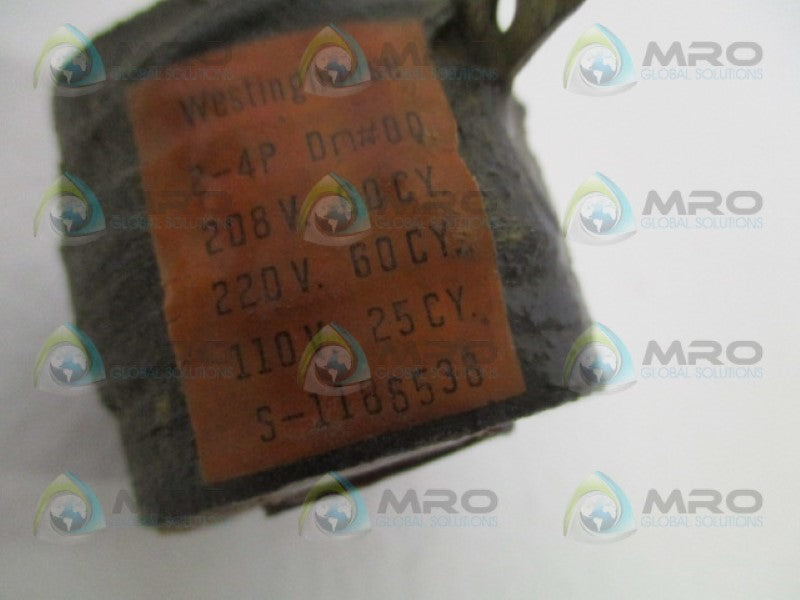 WESTINGHOUSE 1186538 COIL 208/220/110V (MISSING ACCESSORIES) NSNP