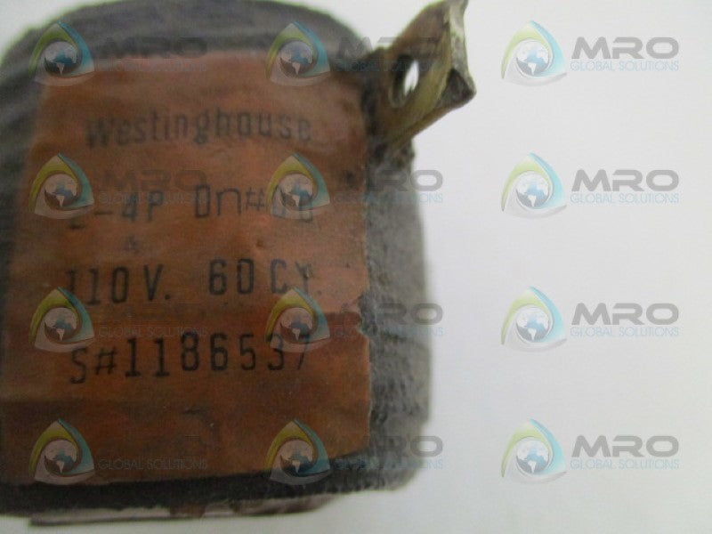 WESTINGHOUSE 1186537 COIL 110V (MISSING ACCESSORIES) NSNP