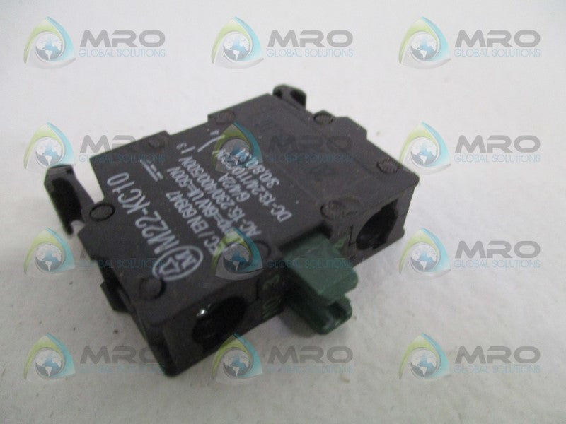KLOCKNER MOELLER M22-KC10 CONTACT BLOCK UNMP