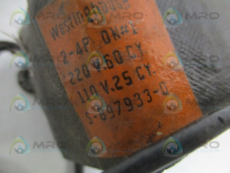 WESTINGHOUSE 897933-D COIL 110/220V UNMP