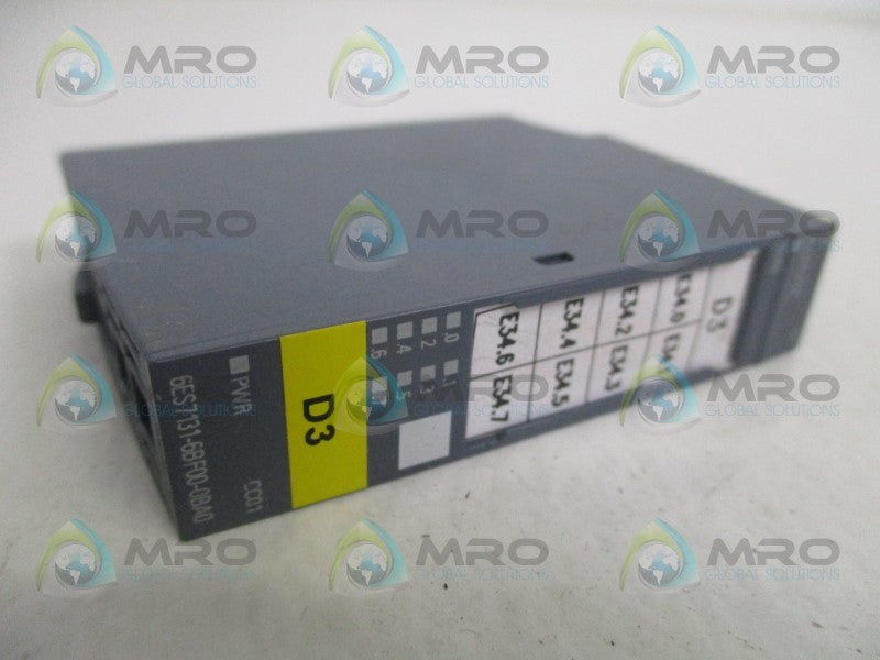 SIEMENS 6ES7131-6BF00-0BA0 DIGITAL INPUT MODULE  UNMP