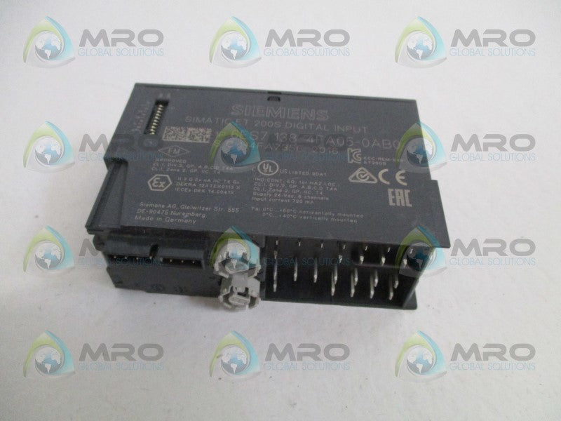 SIEMENS SIMATIC ET200S 6ES7138-4FA05-0AB0 DIGITAL INPUT MODULE NSNP