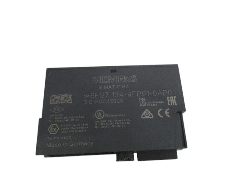 SIEMENS 6ES7134-4FB01-0AB0 INPUT MODULE (AS PICTURED) NSNP