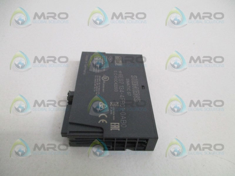 SIEMENS 6ES7134-4FB01-0AB0 INPUT MODULE (AS PICTURED) NSNP