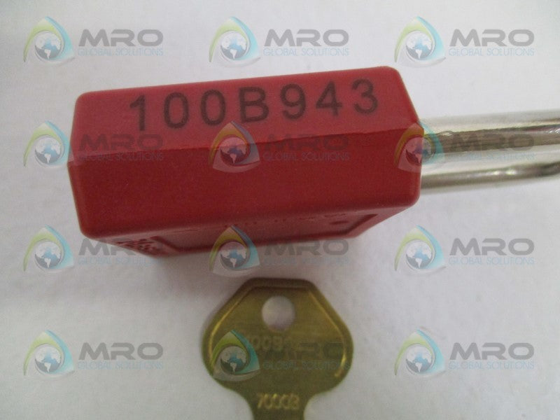 MASTER LOCK 410MKW7000REDLZ1 100B943 PADLOCK NSMP