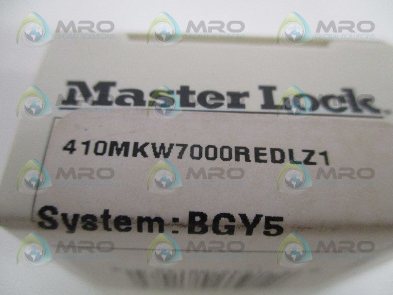 MASTER LOCK 410MKW7000REDLZ1 100B943 PADLOCK NSMP
