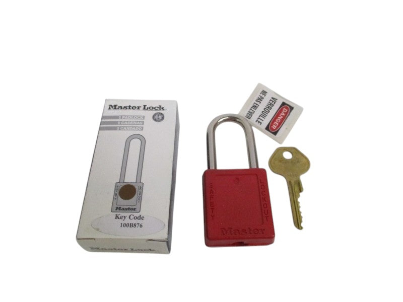 MASTER LOCK 410MKW7000REDLZ1 100B876 PADLOCK NSMP