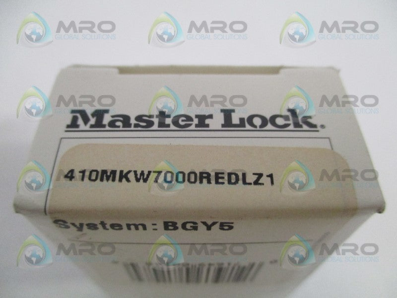 MASTER LOCK 410MKW7000REDLZ1 100B876 PADLOCK NSMP