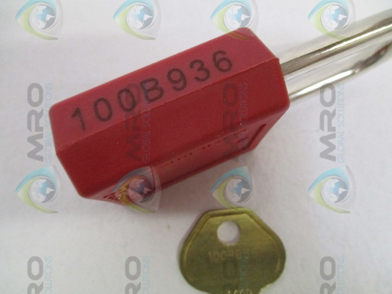 MASTER LOCK 410MKW7000REDLZ1 100B936 PADLOCK NSMP