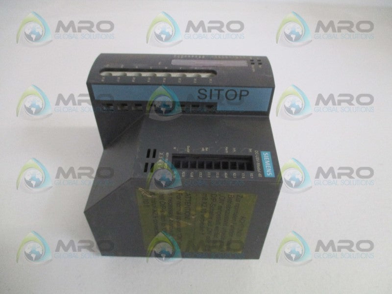 SIEMENS SITOP 6EP1931-2FC21 POWER SUPPLY (AS PICTURED) NSNP
