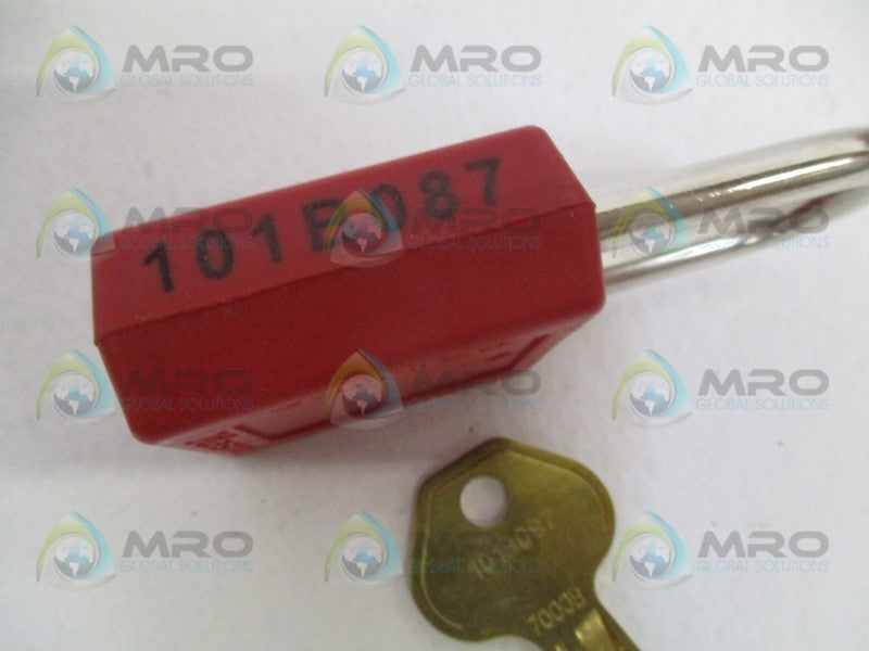 MASTER LOCK 410MKW7000REDLZ1 101B087 PADLOCK NSMP