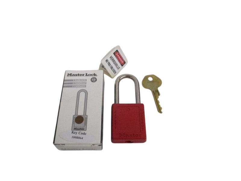 MASTER LOCK 410MKW7000REDLZ1 100B864 PADLOCK NSMP