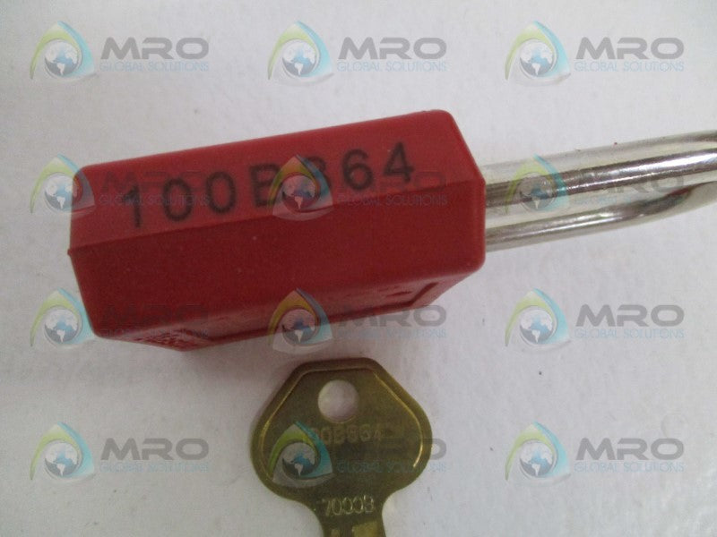 MASTER LOCK 410MKW7000REDLZ1 100B864 PADLOCK NSMP