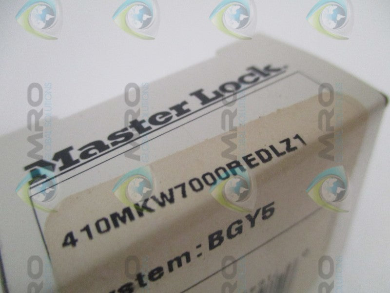 MASTER LOCK 410MKW7000REDLZ1 100B864 PADLOCK NSMP
