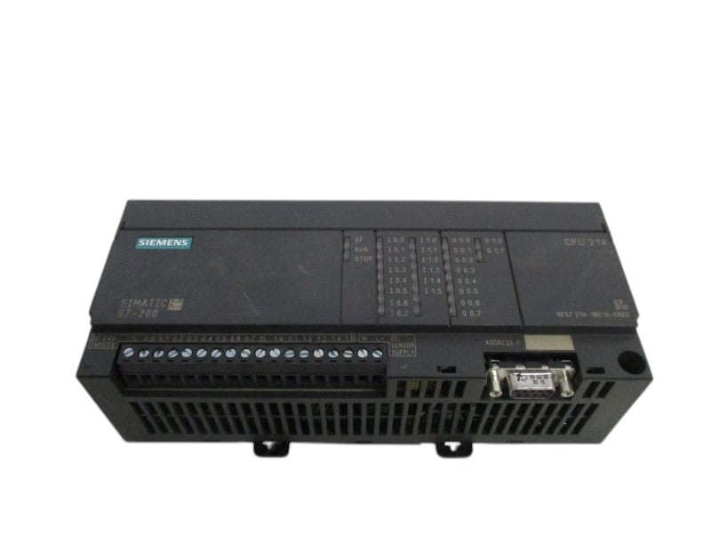 SIEMENS SIMATIC S7-200 6ES7214-1BC10-0XB0 CPU MODULE (AS PICTURED) NSNP