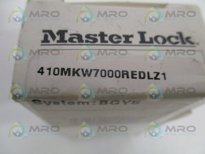 MASTER LOCK 410MKW7000REDLZ1 101B065 PADLOCK NSMP