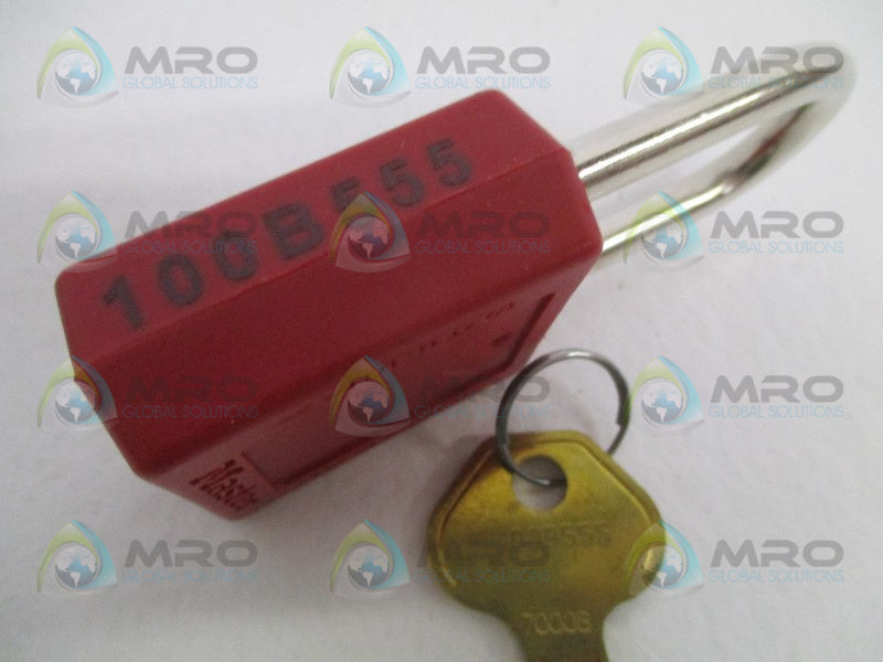 MASTER LOCK 410MKW7000REDLZ1 100B555 PADLOCK NSMP