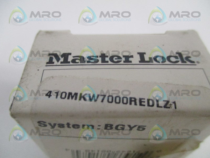 MASTER LOCK 410MKW7000REDLZ1 101B058 PADLOCK NSMP
