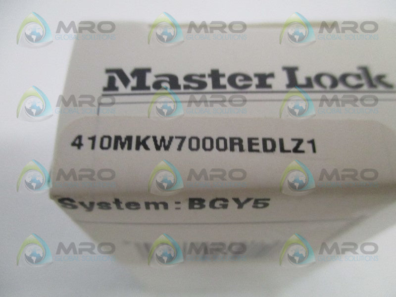 MASTER LOCK 410MKW7000REDLZ1 100B556 PADLOCK NSMP