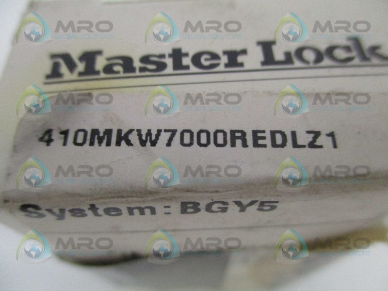 MASTER LOCK 410MKW7000REDLZ1 101B062 PADLOCK NSMP