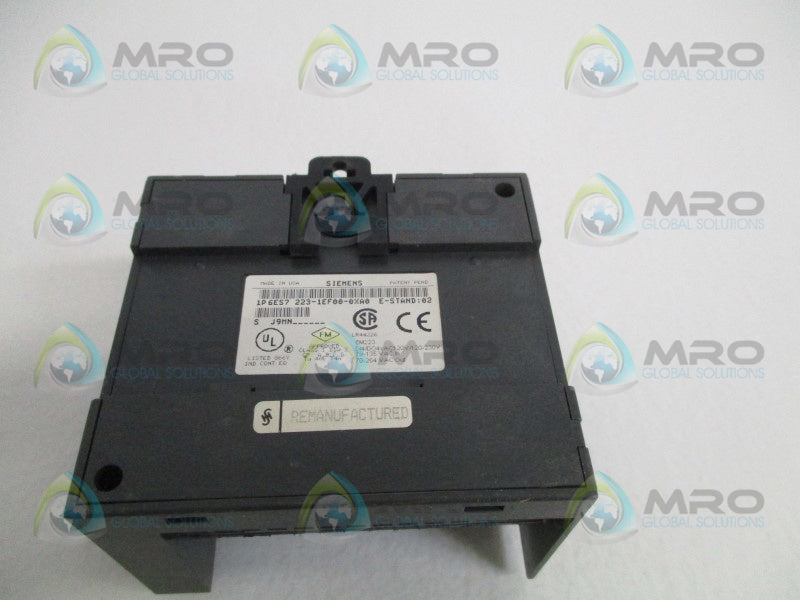 SIEMENS SIMATIC S7 6ES7223-1EF00-0XA0 MODULE (REMANUFACTURED) NSNP