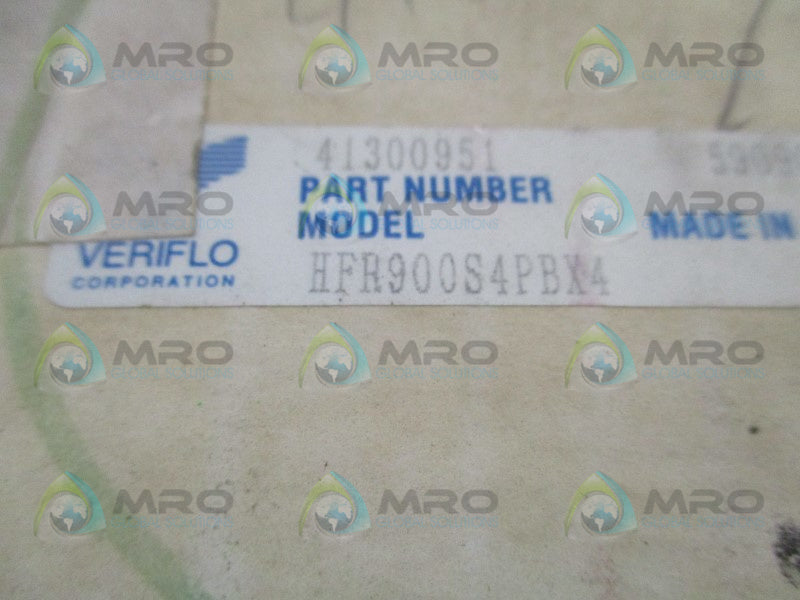 VERIFLO HFR900S4PBX4 FLOW INSTRUMENT REGULATOR NSMP