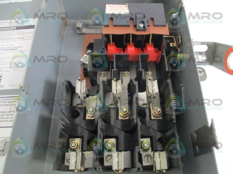 SQUARE D PQ4610GDC BUSWAY SWITCH UNMP