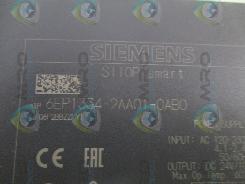 SIEMENS SITOP smart 6EP1334-2AA01-0AB0 POWER SUPPLY UNMP