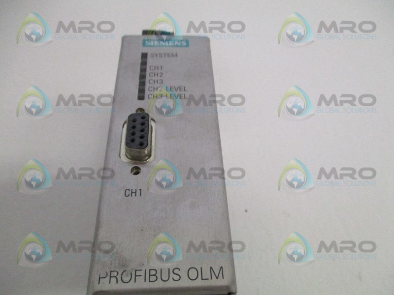 SIEMENS SIMATIC 6GK1503-ZCB00 PROFIBUS (AS PICTURED) UNMP